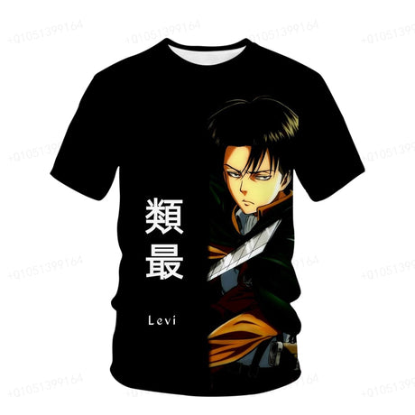 Upgrade your wardrobe today with our AOT Levi Shirt | If you are looking for more Attack On Titan Merch, We have it all! | Check out all our Anime Merch now!
