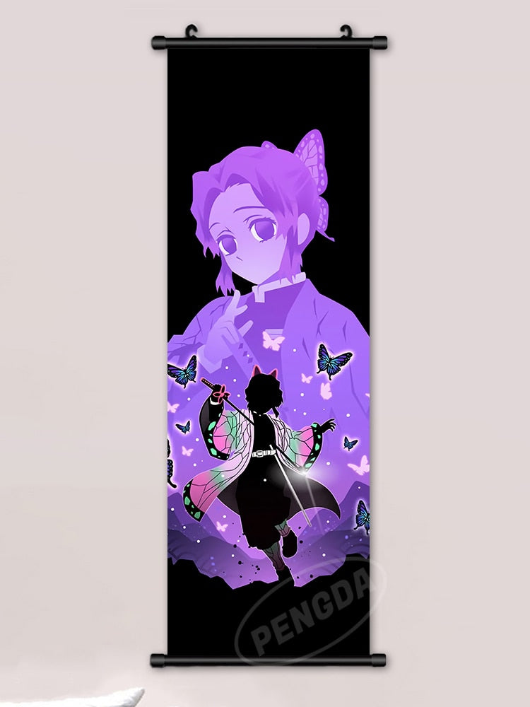 This canvas captures the magic of Demon Slayer. If you're looking for more Demon Slayer merch, we have it all! Check out our anime merch now—free shipping!