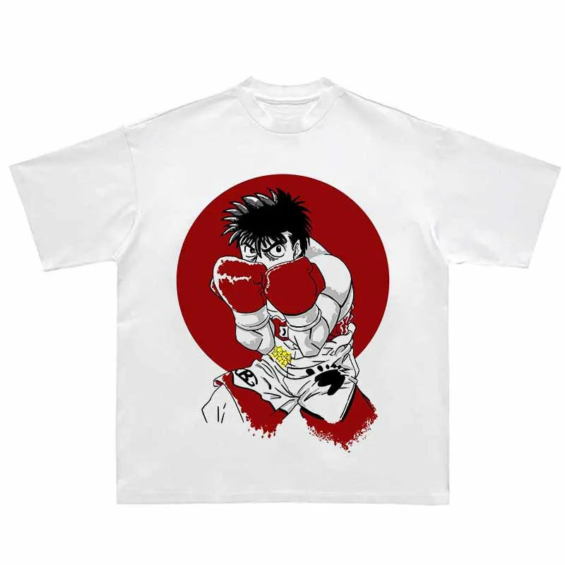 This tees captures the magic of Hajime no Ippo. If you're looking for more Hajime no Ippo merch, we have it all! Check out our anime merch now—free shipping!