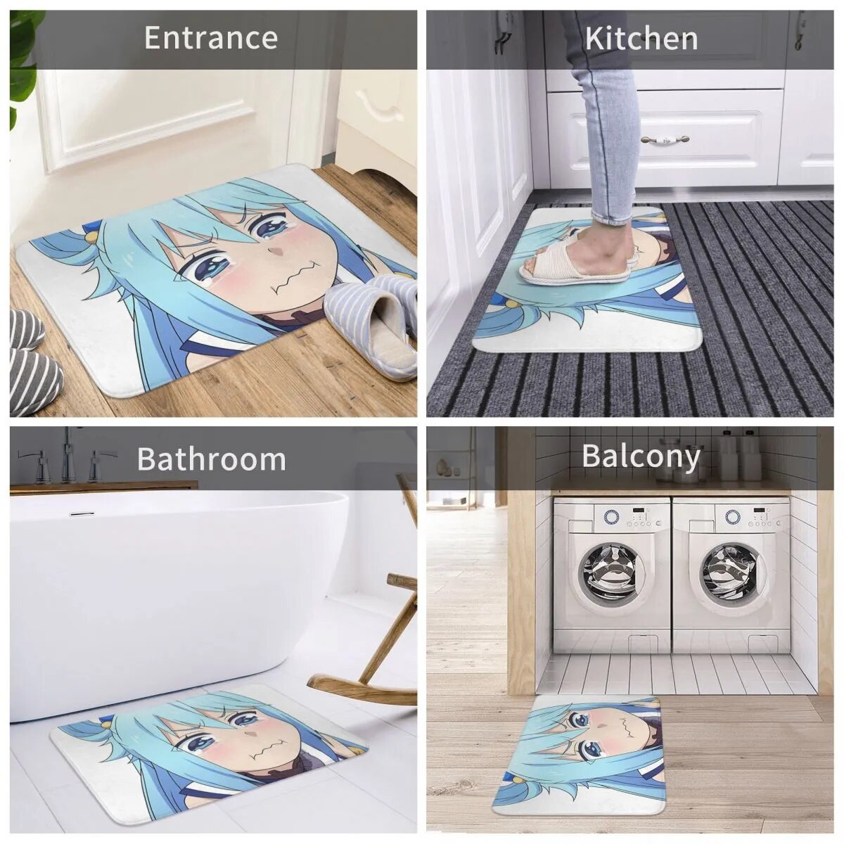 Showcase your love for this hilarious series with our unique Konosuba Aqua Doormat! If you are looking for more Konosuba Merch, We have it all!| Check out all our Anime Merch now!