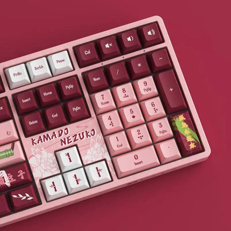 This keyboard is a fantastic blend of anime passion & technological prowess. | If you are looking for more Demon Slayer Merch, We have it all! | Check out all our Anime Merch now!