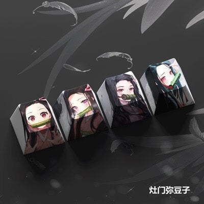 4-Piece Demon Slayer Keycaps Set