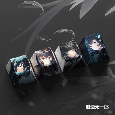 4-Piece Demon Slayer Keycaps Set