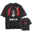 Here at Everythinganimee we have the best anime shirts in the world. Step into the world of Demon Slayer with this striking tee featuring Uzui Tengen under the iconic crimson moon.
