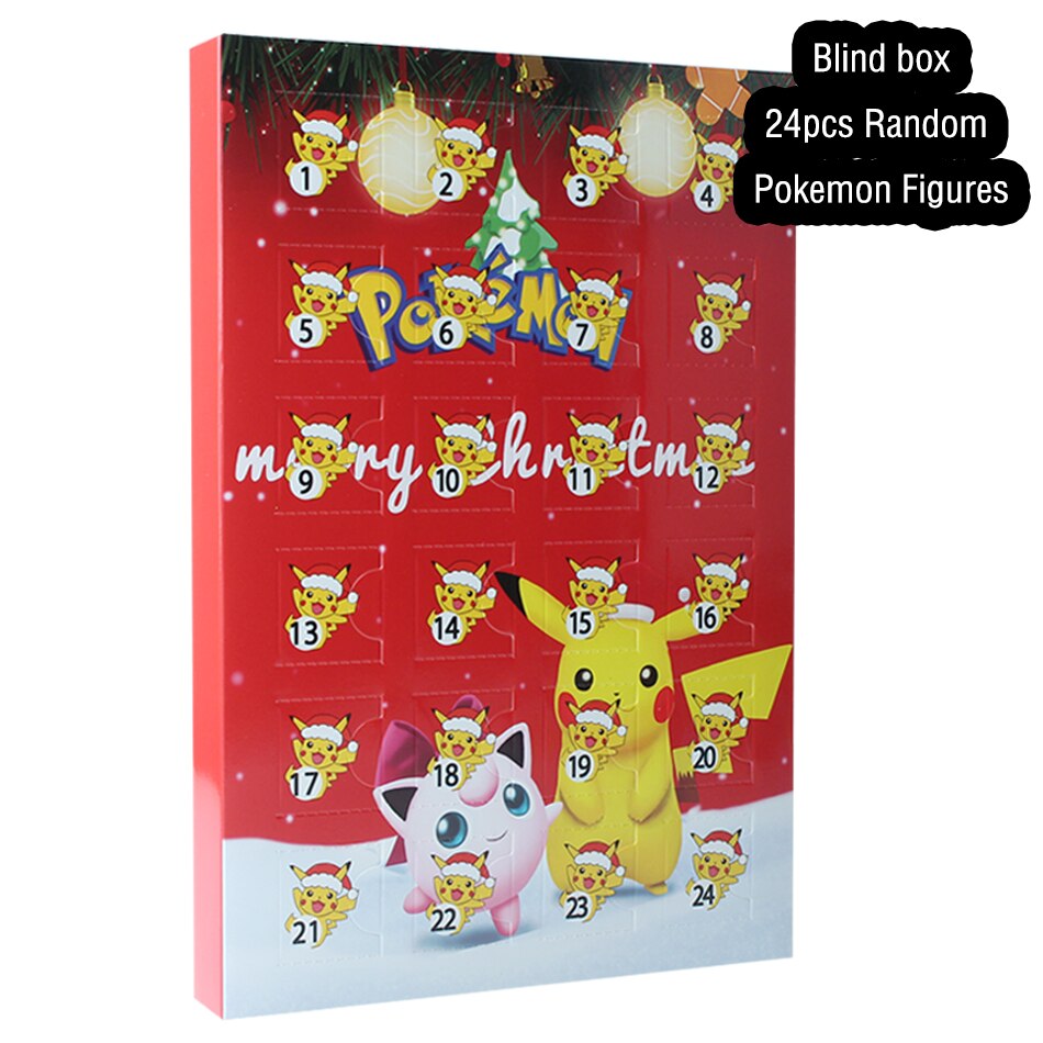 Kawaii Pokemon Figure Christmas Calendar