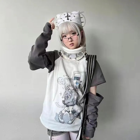 Wear the hottest anime shirt today with our E-Girl Kawaii Anime Shirts | If you are looking for more Kawaii Anime Merch, We have it all!| Check out all our Anime Merch now!