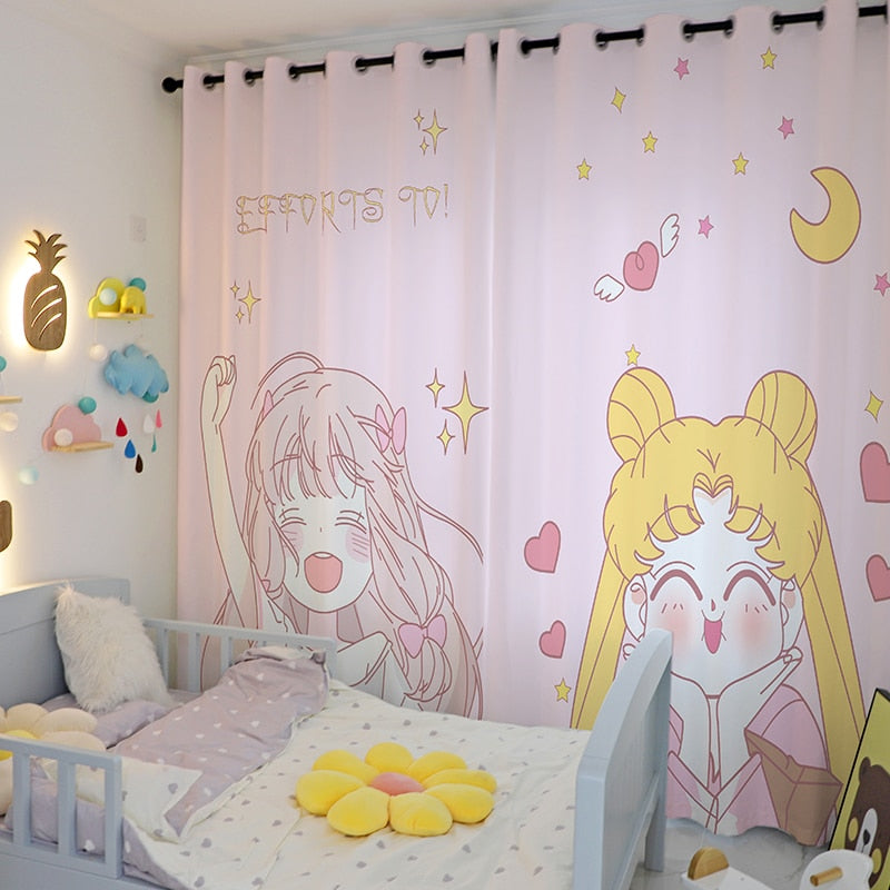 Sailor Moon Window Curtains