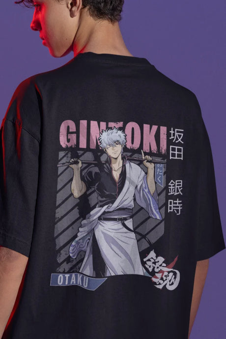 Immerse yourself in this striking Gintoki Sakata Tee, perfect for anime fans. Looking for more Gintama merch? Explore our full collection of anime merch now!