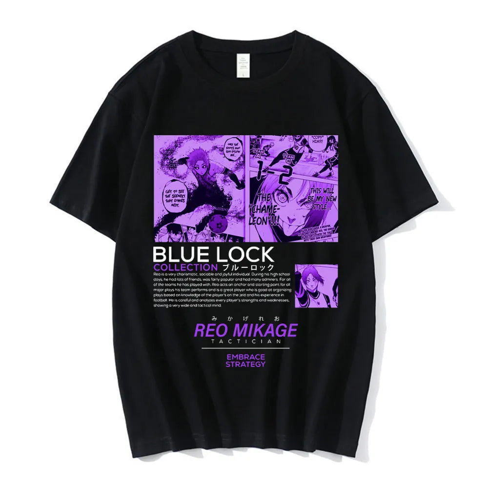 Upgrade your wardorbe with our Mikage Majesty Blue Lock Tribute Tee  | If you are looking for more Bluelock Merch, We have it all! | Check out all our Anime Merch now!