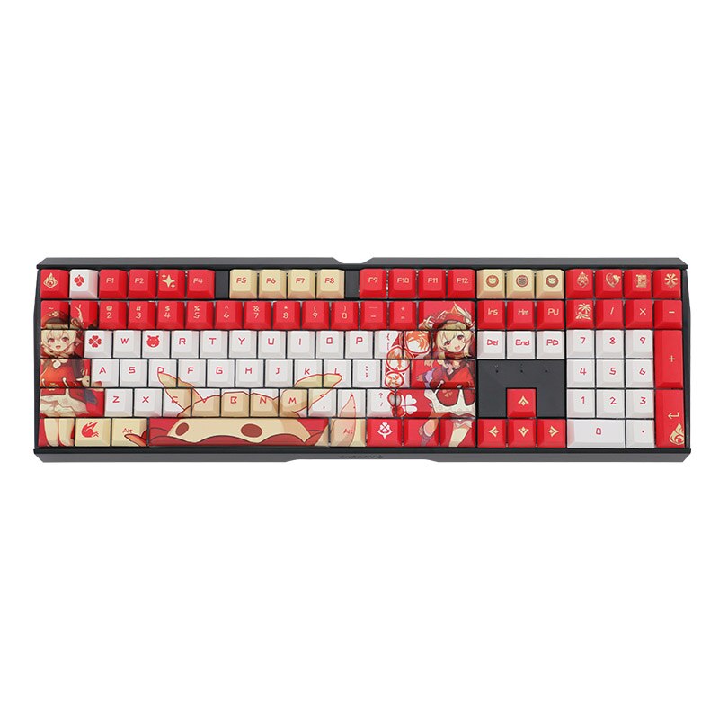 Divine Fusion: Genshin Impact MX3.0S Yae Miko Mechanical Keyboard