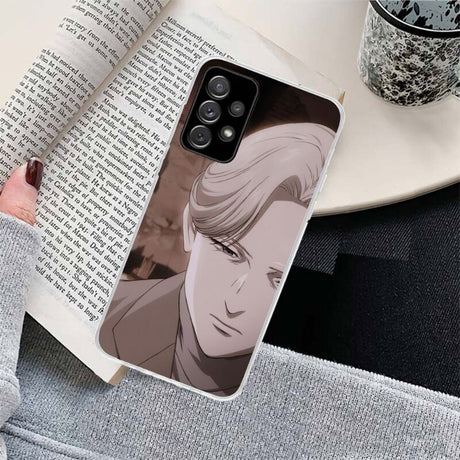 Monster Manga Phone Case For Samsung Galaxy S10 S21 S22 Plus Ultra A91 A51 A21S A12 Transparent Phone Cover, everythinganimee