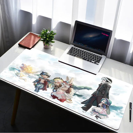 This mousepad captures the magic of Made in Abyss. If you're looking for more Made in Abyss merch, we have it all! Check out our anime merch now—free shipping!