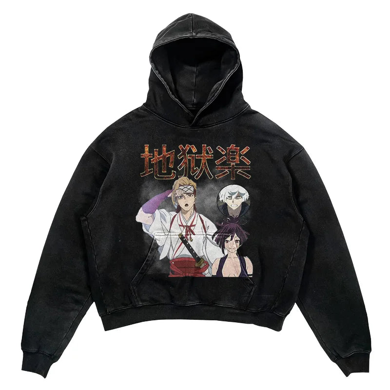 This shirt features a print of Gabimaru, embodying his fierce & unyielding spirit. | If you are looking for more Hell's Paradise Merch, We have it all! | Check out all our Anime Merch now!