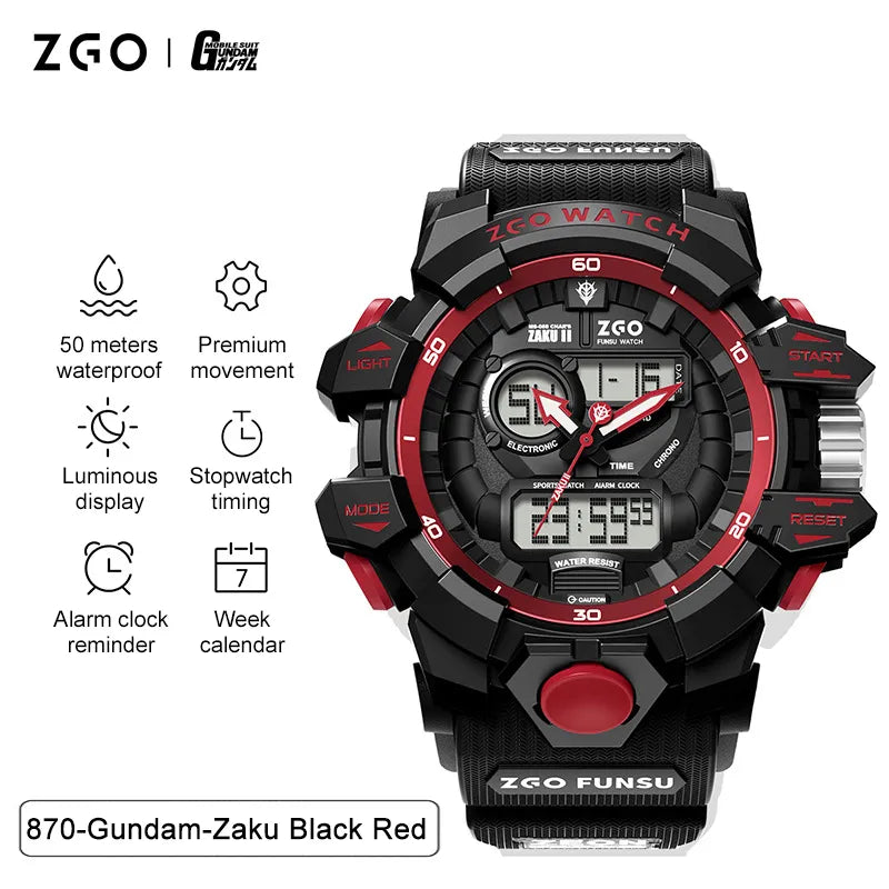 This watch captures the magic of Gundam. If you're looking for more Gundam merch, we have it all! Check out our anime merch now—free shipping!