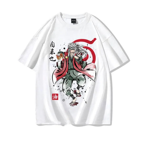 This shirt embodies the spirit of adventure of Jiraiya , in the world of Naruto. If you are looking for more Naruto  Merch, We have it all!| Check out all our Anime Merch now! 