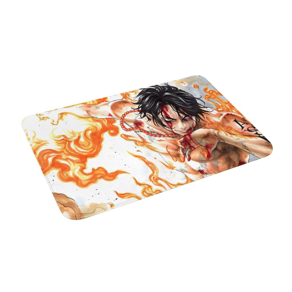 One Piece 'Fiery Will' Luffy Non-Slip Doormat