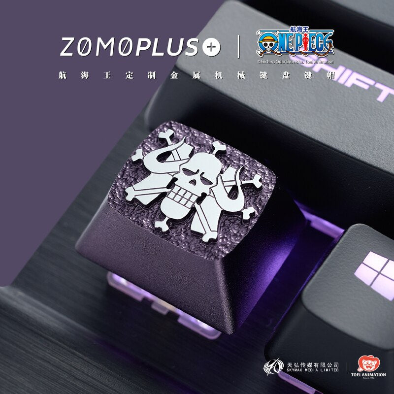 One Piece Four Emperors Kaido Aluminum Artisan Keycap