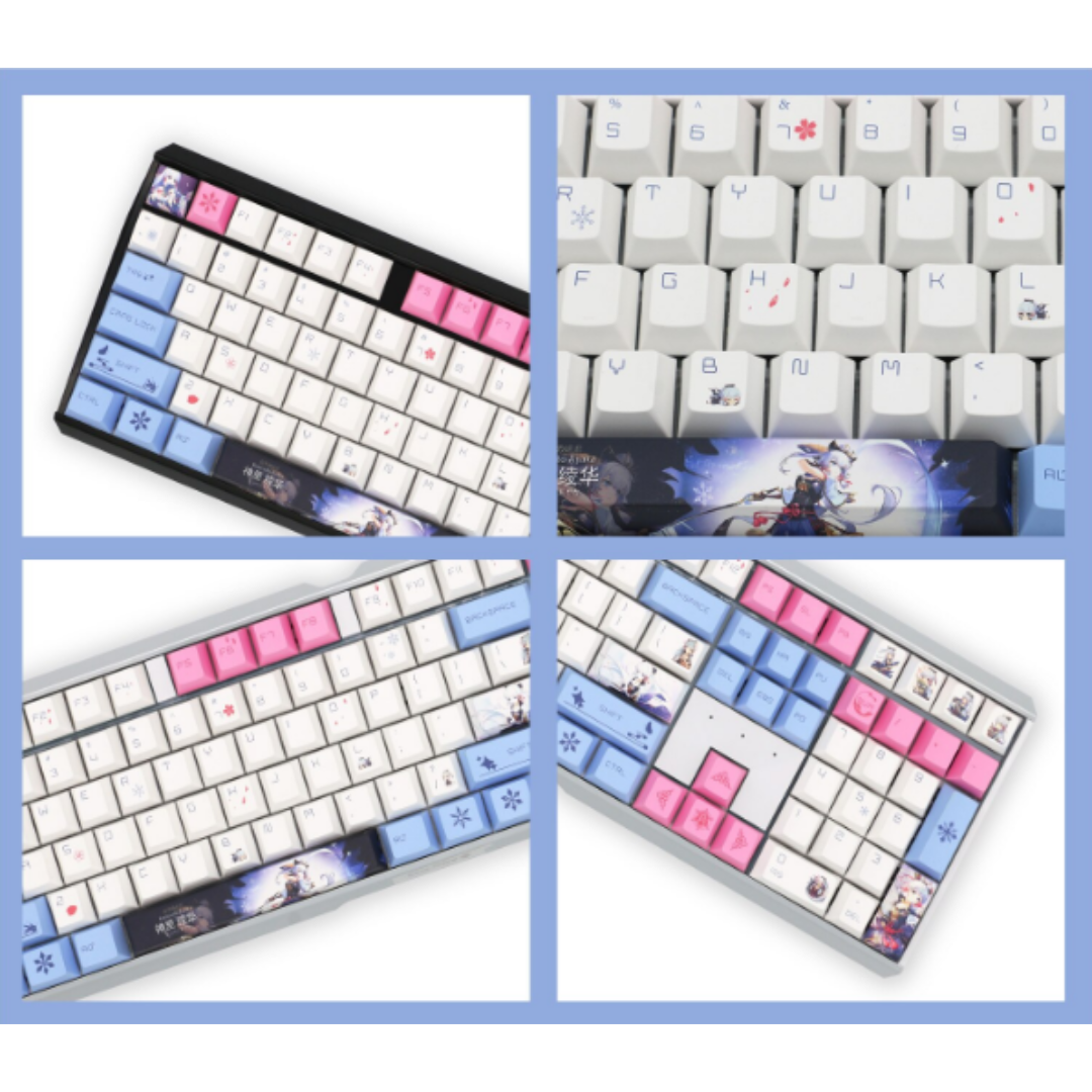 Genshin Impact Kamisato Ayaka MX3.0S Alloy RGB Mechanical Keyboard