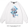 Immerse yourself in this striking Gawr Gura sweatshirt, perfect for anime fans. Looking for more Hololive merch? Explore our full collection of anime merch now!