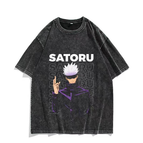 Immerse yourself in this vintage JJK tees, perfect for anime fans. Looking for more Jujutsu Kaisen merch? Explore our full collection of anime merch now!