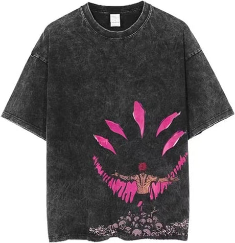 Immerse yourself in this vintage JJK tees, perfect for anime fans. Looking for more Jujutsu Kaisen merch? Explore our full collection of anime merch now!