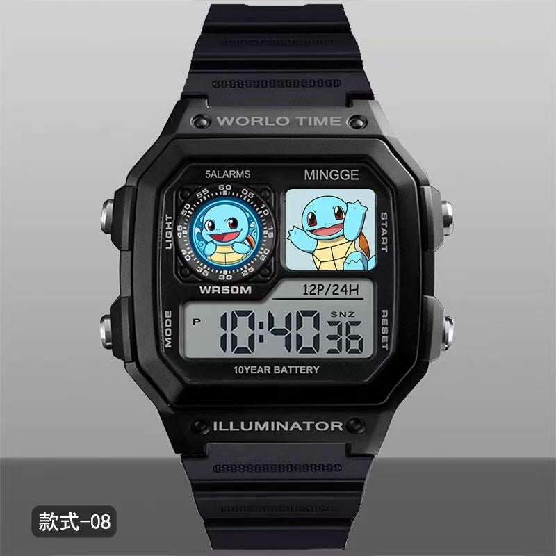 This watch captures the magic of Pokemon. If you're looking for more Pokemon merch, we have it all! Check out our anime merch now—free shipping!