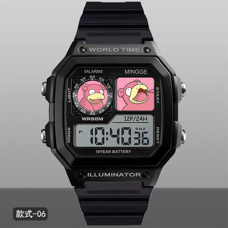 This watch captures the magic of Pokemon. If you're looking for more Pokemon merch, we have it all! Check out our anime merch now—free shipping!