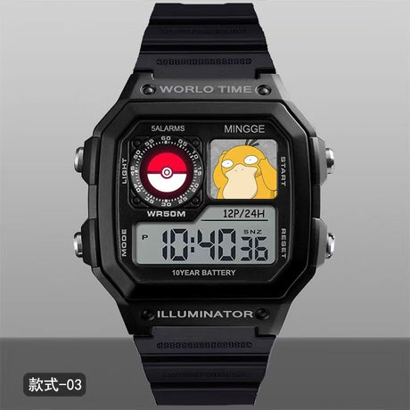 This watch captures the magic of Pokemon. If you're looking for more Pokemon merch, we have it all! Check out our anime merch nowโfree shipping!