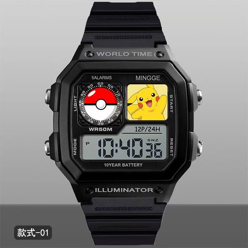 This watch captures the magic of Pokemon. If you're looking for more Pokemon merch, we have it all! Check out our anime merch now—free shipping!