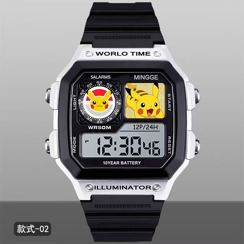 This watch captures the magic of Pokemon. If you're looking for more Pokemon merch, we have it all! Check out our anime merch now—free shipping!
