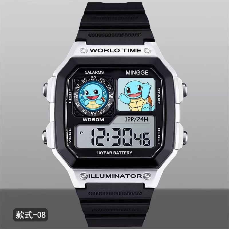 This watch captures the magic of Pokemon. If you're looking for more Pokemon merch, we have it all! Check out our anime merch now—free shipping!