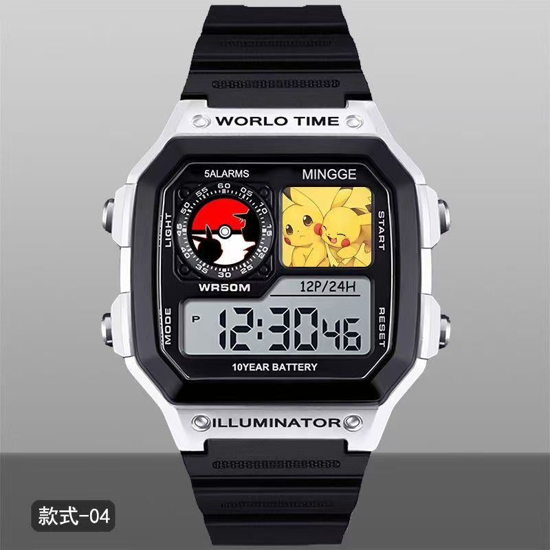 This watch captures the magic of Pokemon. If you're looking for more Pokemon merch, we have it all! Check out our anime merch now—free shipping!