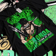 Here at Everythinganimee we only have the best shirts in the world! Embrace the power of the legendary swordsman with the Zoro King of Hell Tee, featuring the fierce and iconic Roronoa Zoro from One Piece. This striking shirt captures Zoro’s unyielding spirit and relentless strength, showcasing his intense pose with his iconic swords ready for battle.