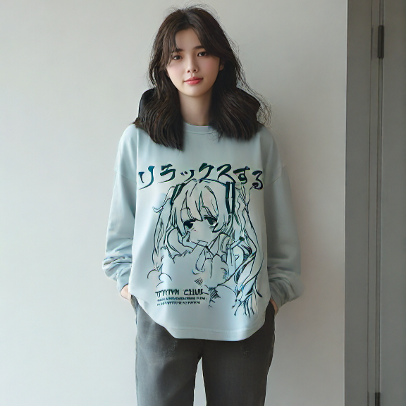 Embrace the dark side of Hatsune Miku with this Gothic Miku Tee! Featuring a bold, gothic-inspired design on soft fabric, available in two color options. Perfect for Vocaloid fans & anime lovers. Shop now!