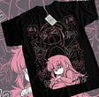 Here at Everythinganimee we only have the best shirts in the world! Celebrate the quirky and relatable Hitori Gotou from Bocchi the Rock with the Hitori Gotou Chaos Tee! This playful design captures Hitori's iconic expressions and chaotic energy, perfectly showcasing the beloved character's humorous and endearing personality.