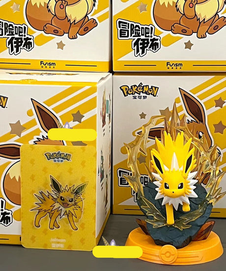 This figurine captures the magic of Eeveelution. If you're looking for more Pokemon merch, we have it all! Check out our anime merch now—free shipping!