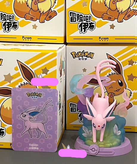 This figurine captures the magic of Eeveelution. If you're looking for more Pokemon merch, we have it all! Check out our anime merch now—free shipping!