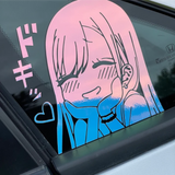 Cute Anime Car Decals Die Cut Vinyl Stickers for Auto Window Bumper Windshield Car Decor Accessories for Audi BMW