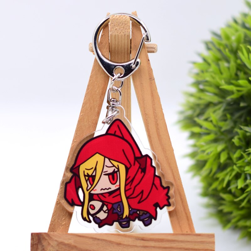 Overlord Keychain Double Sided Acrylic Cartoon Key Chain Pendant Anime Accessories Keyring Hot Sale, everything animee