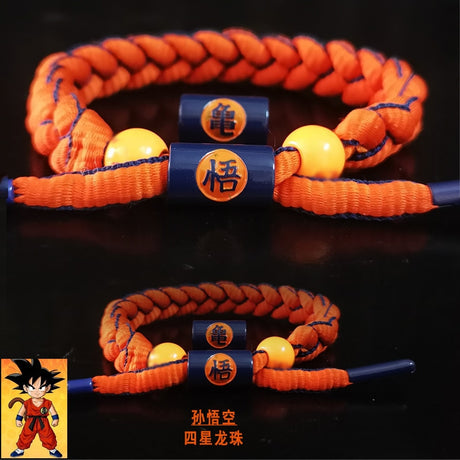 Anime Son Goku Cosplay Kakarotto Bracelet Hand-Knitted Anime Bracelet Couple Accessories Christmas Gift, everythinganimee