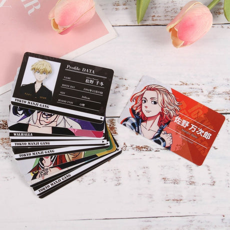 Anime Tokyo Revengers Ken Ryuguuji Chifuyu Matsuno Collective Card High Quality Student ID Card Comic Fans Cosplay Props, everythinganimee