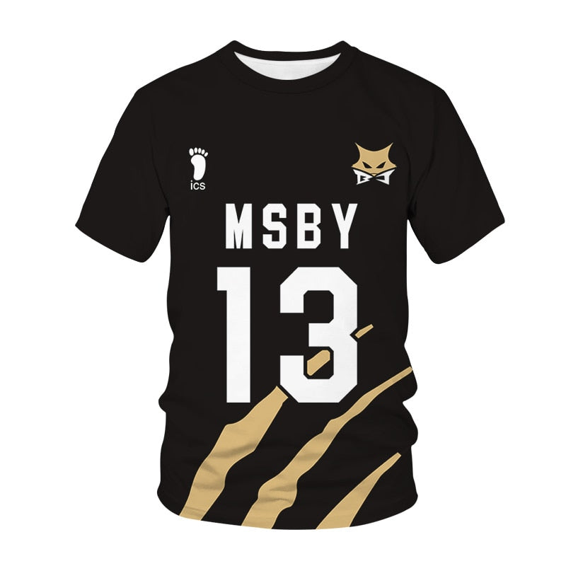 Haikyuu MSBY Black Jackal T-shirt