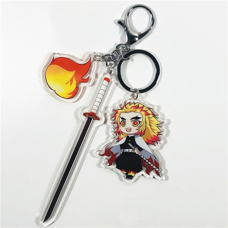 This keychains captures the magic of Demon Slayer. If you're looking for more Demon Slayer merch, we have it all! Check out our anime merch now—free shipping!