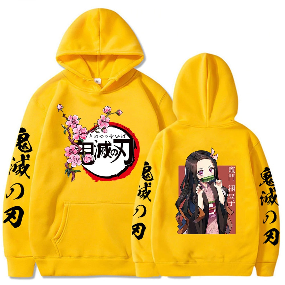 This hoodie embodies the spirit of Nezuko. If you’re looking for more Demon Slayer merch, we’ve got it all! Check out our anime merch now—free shipping!
