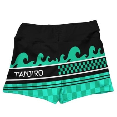 Demon Slayer Anime Gym Set – Sports Bra & Shorts
