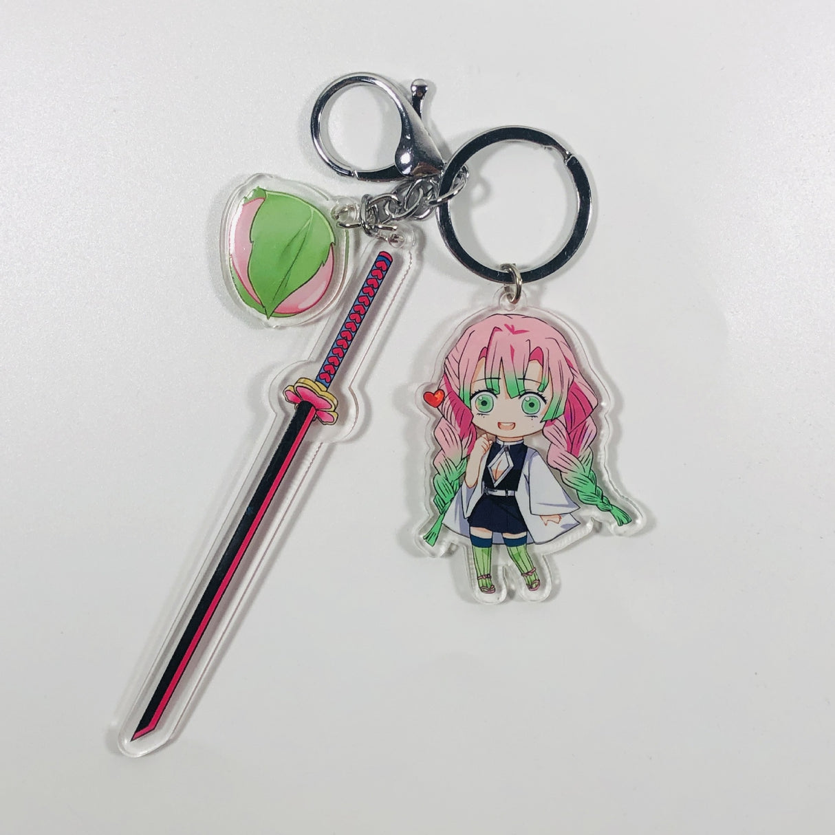 This keychains captures the magic of Demon Slayer. If you're looking for more Demon Slayer merch, we have it all! Check out our anime merch now—free shipping!
