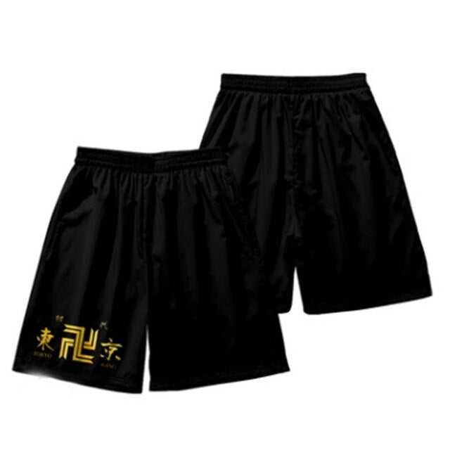 Anime Tokyo Avengers Cosplay Gym Shorts - Draken Manji Gang Summer Haori Kimono Tee for Men, Women, and Children