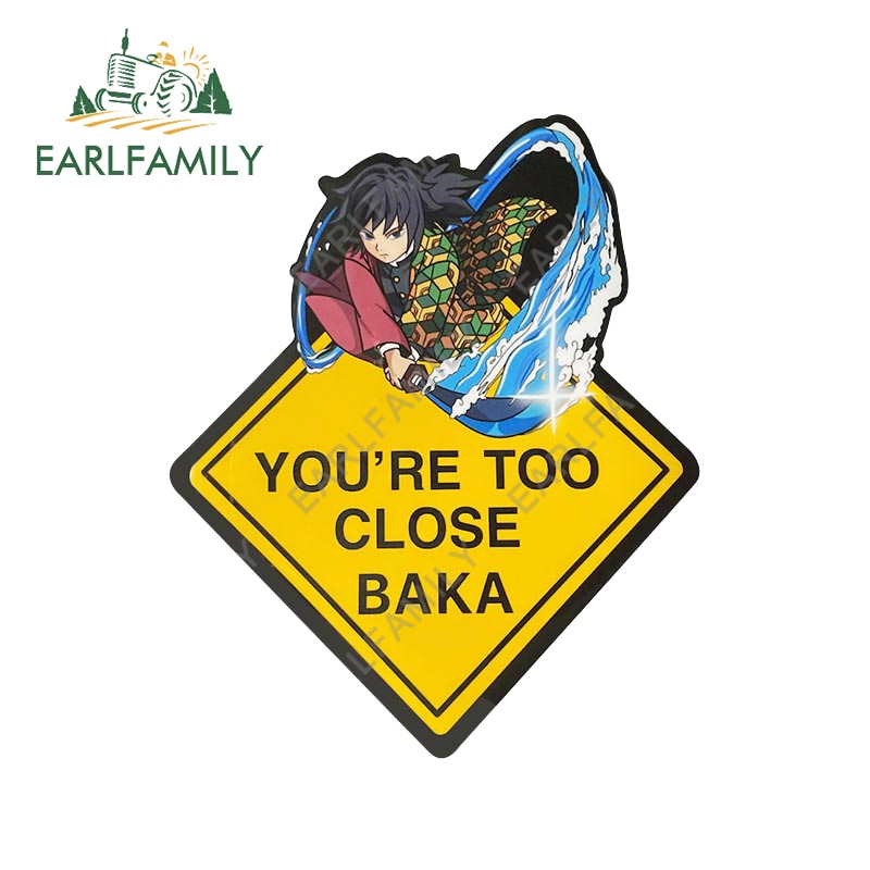 Jujitsu Kaisen/Demon slayer Car Sticker