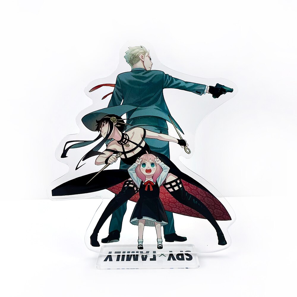 Spy X Family wilight Yor Forger Anya Forger  style acrylic stand figure model plate holder cake topper anime, everything animee