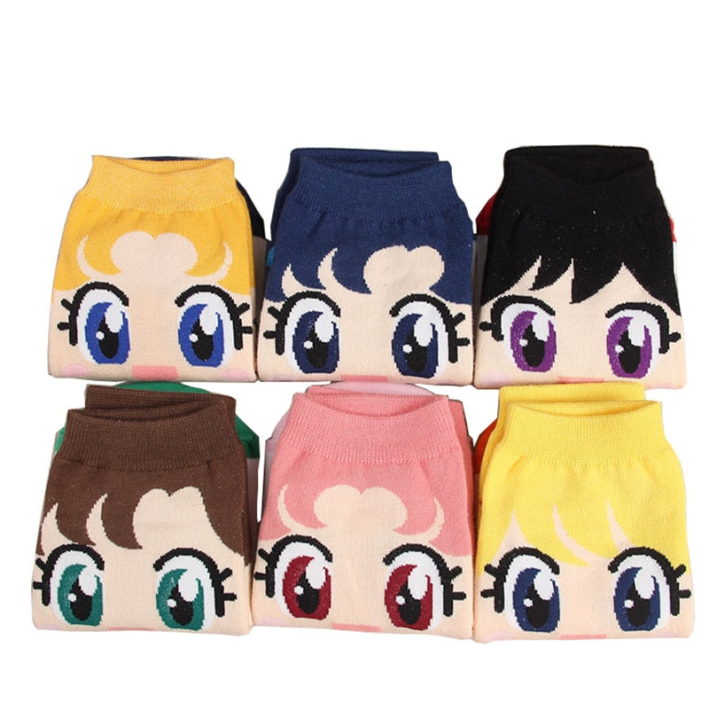 This socks captures the magic of Sailor Moon. If you're looking for more Sailor Moon merch, we have it all! Check out our anime merch now—free shipping!